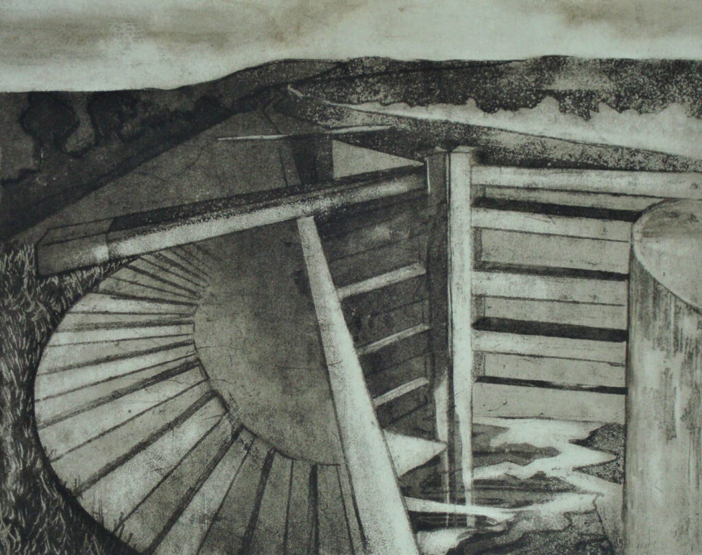 Etching No 1 by Paula Duggan